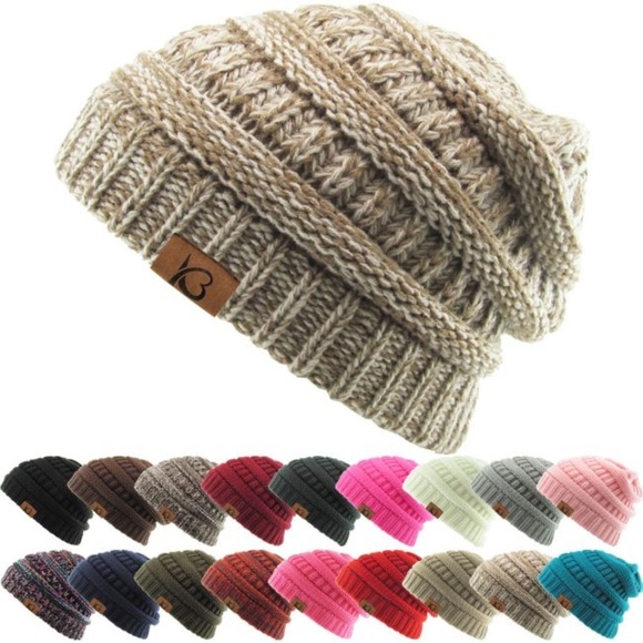 Cable Knit Ribbed Beanie - Picture 3 of 5